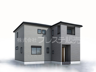 【完成予想図】 | 大和郡山市九条町の新築一戸建 全１１区画 | ７号地建物完成イメージ／ご内覧いただけるモデルハウスもあります♪※現地に係員は常駐しておりません。