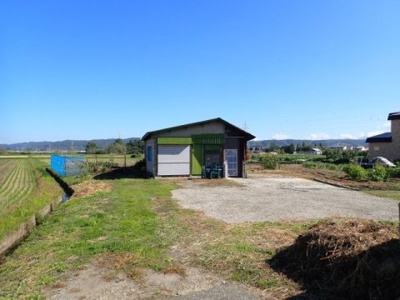 【外観】 | 黒石市飛内　小屋付き土地