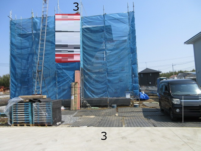 【仲介手数料無料】新築戸建　滑川町月輪大堀1601-1の前面道路含む現地写真