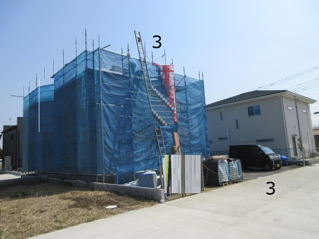 【仲介手数料無料】新築戸建　滑川町月輪大堀1601-1の前面道路含む現地写真