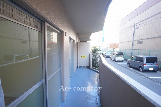 【バルコニー】 | 若江岩田パークマンションB棟 | 東向きのバルコニーです☆