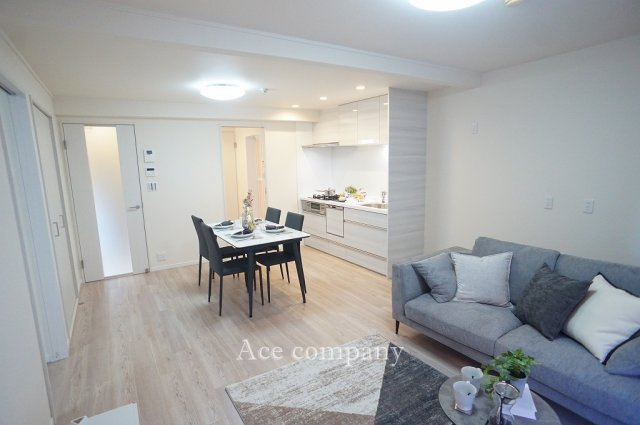 【居間・リビング】 | 若江岩田パークマンションB棟 | 【LDK：約14.7帖】