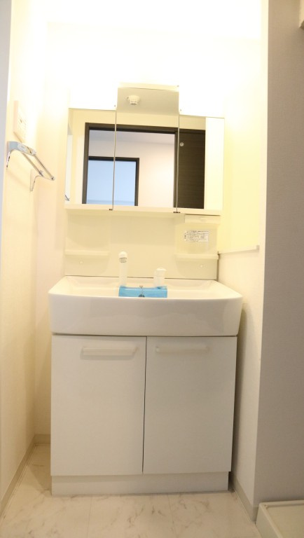 スカイビュー エヌティの独立洗面台