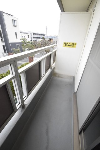 コーポ峰のバルコニー
