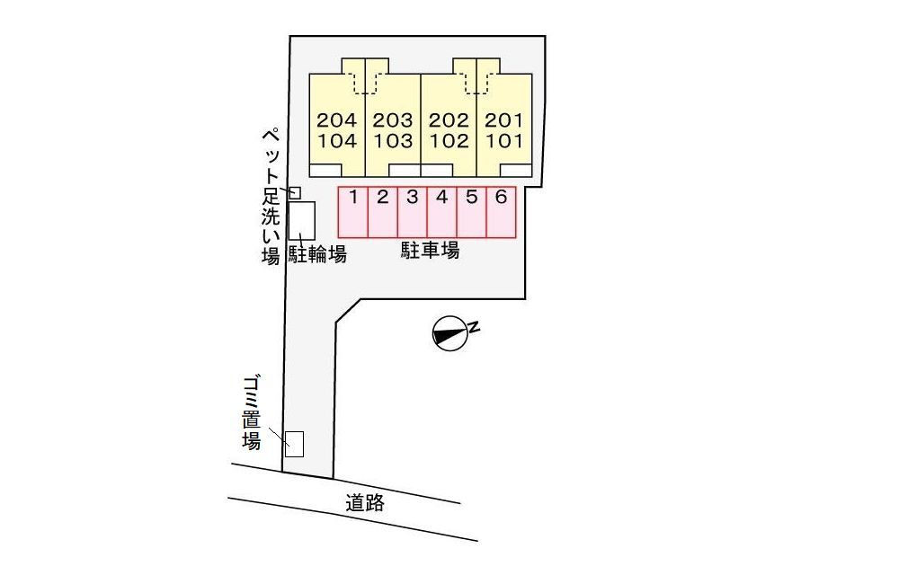 サンライズＭの区画図