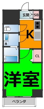 仲介手数料0円！！エスリード名古屋東別院の間取り