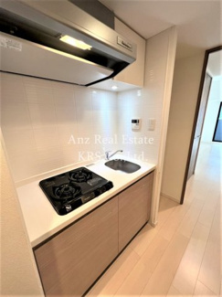 【キッチン】 | サムティ阿波座ベルシア | 2口ガスコンロ！使いやすいシステムキッチン！