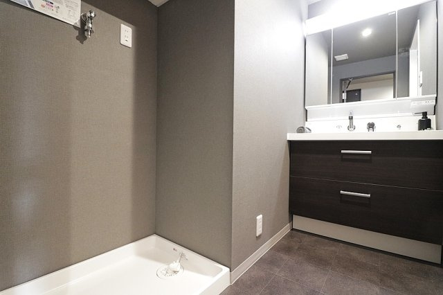 【ランドリースペース】 | 藤和シティホームズ中本公園 | 洗面台新調です☆