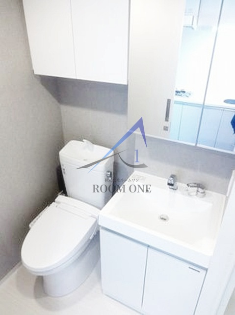 ザ・レジデンス・オブ・トーキョーＴＹ１６の洗面所|独立洗面台です。