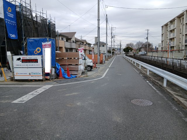 熊谷市赤城町１丁目　の前面道路含む現地写真|現地前面道路（2026年02月17日）撮影