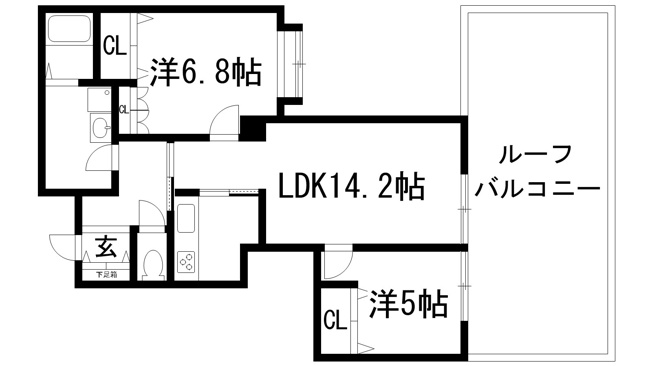【間取り】 | グランドール宝塚