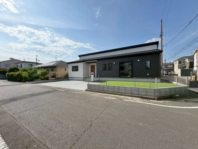【外観】 | 前橋市朝倉町3丁目　平屋　新築住宅