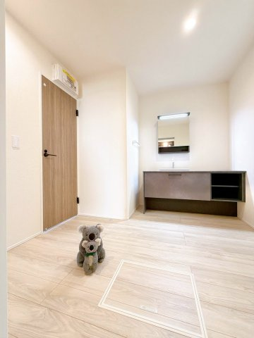 【独立洗面台】 | 前橋市朝倉町3丁目　平屋　新築住宅