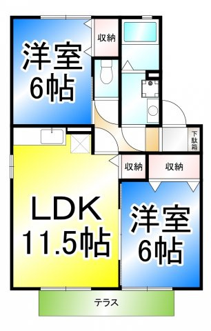 maison de fontaineの間取り