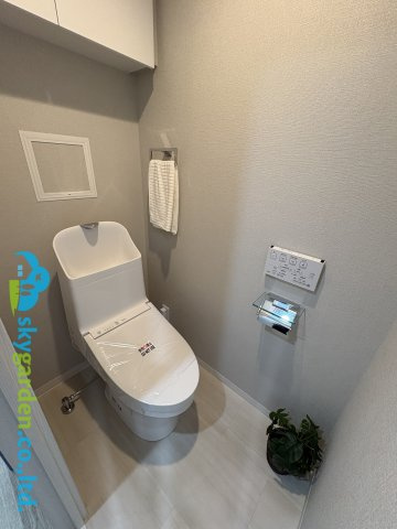 シーサイド片瀬江ノ島８階のトイレ|落ち着いたトイレです