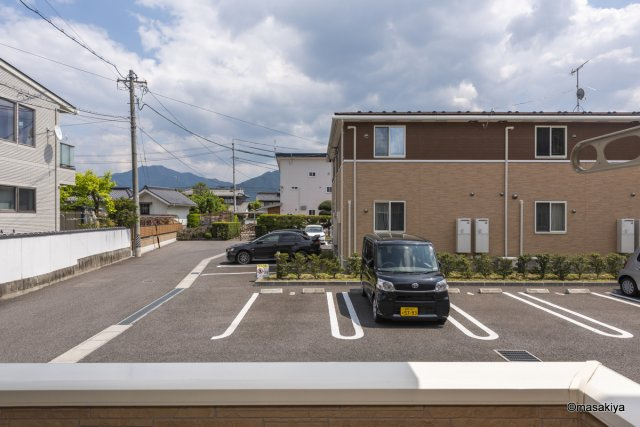 プリムローズ　Aの駐車場|眺望