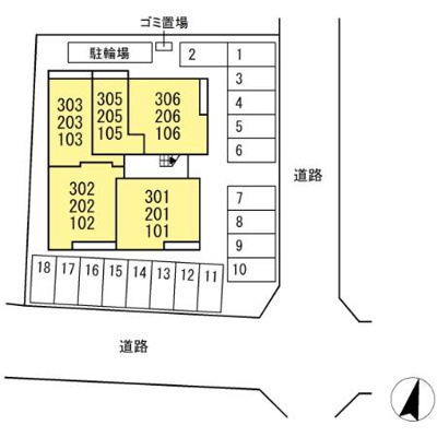 【区画図】 | D-ROOM東手城