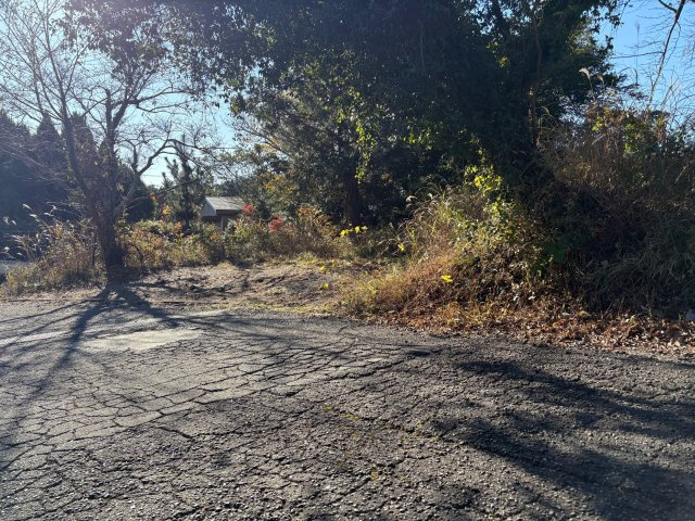 伊東市　富戸の前面道路含む現地写真