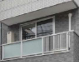 レピュア大島レジデンスのバルコニー