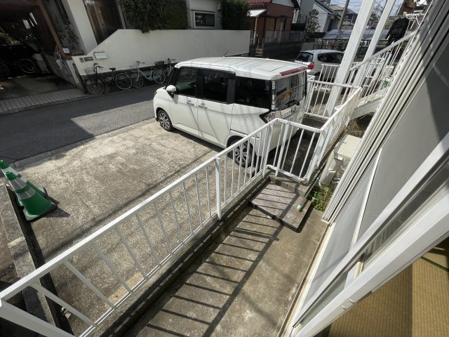 ドミール勝田台のバルコニー