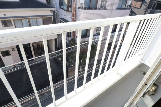 正雀木島マンションのバルコニー