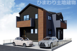 【外観】 | 南区大野台3丁目  1号棟 9期 | イメージパース（完成時に現況と異なる場合は現況優先となります）