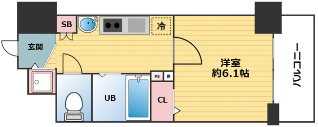 【間取り】 | プレサンス梅田北パワーゲート