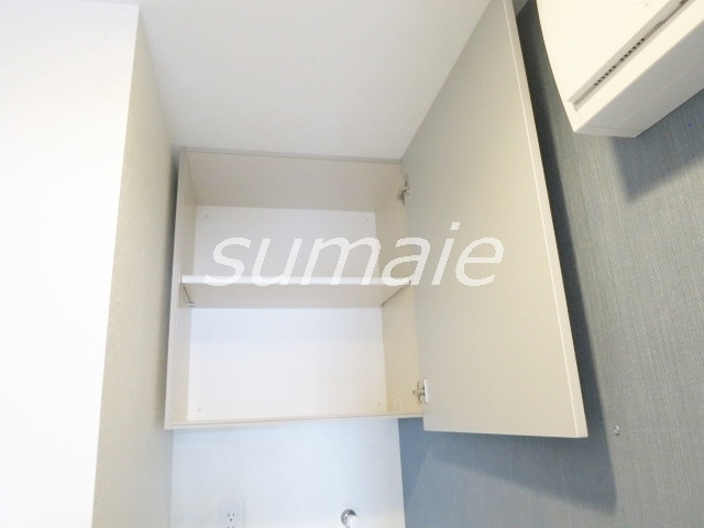 blue Palette赤羽の収納|洗濯機置き場に上部収納ございます！