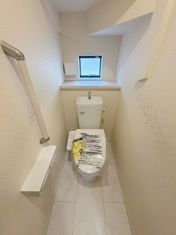 三郷市上彦名　新築戸建　全1棟　A号棟のトイレ|1階のトイレです