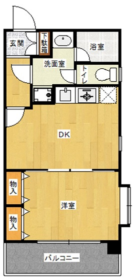 エステートモア博多の間取り