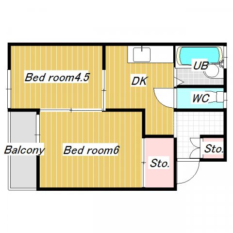 リアルジョイ袖ヶ浦壱番館の間取り