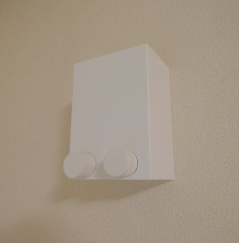 AQUE15の設備|ワイヤー式の室内物干しです。