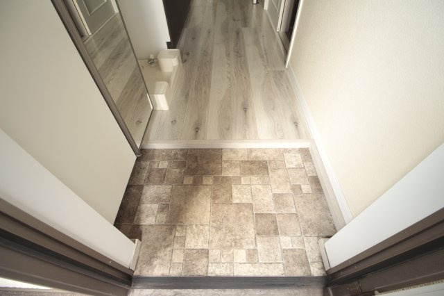 AQUE15の玄関|毎日通る玄関です♪