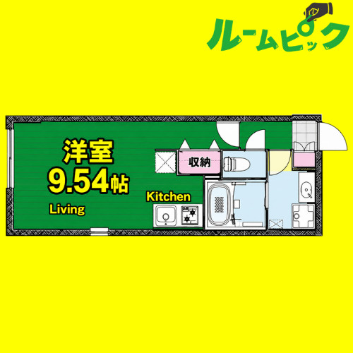 Branche千代田　名古屋市賃貸　仲介手数料無料の間取り