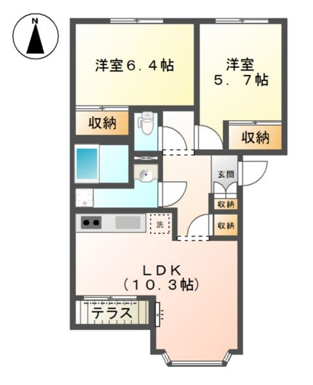 【間取り】 | ウィンド・ヴィレッジⅠ