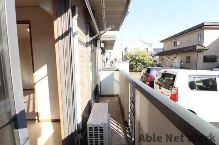 コンフォール・オリエAのバルコニー|陽当たり良好なバルコニーです