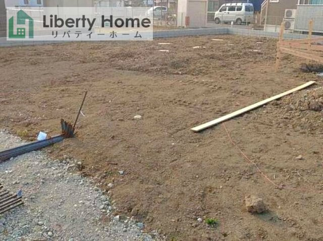 常総市水海道諏訪町第3　新築戸建　2号棟の前面道路含む現地写真