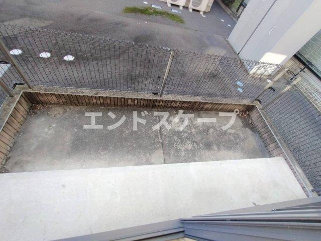 西中居ハイツ　Ｃのバルコニー|高崎、前橋エリアのお部屋探しはエンドスケープまで！お客様の理想お聞かせ下さい♪