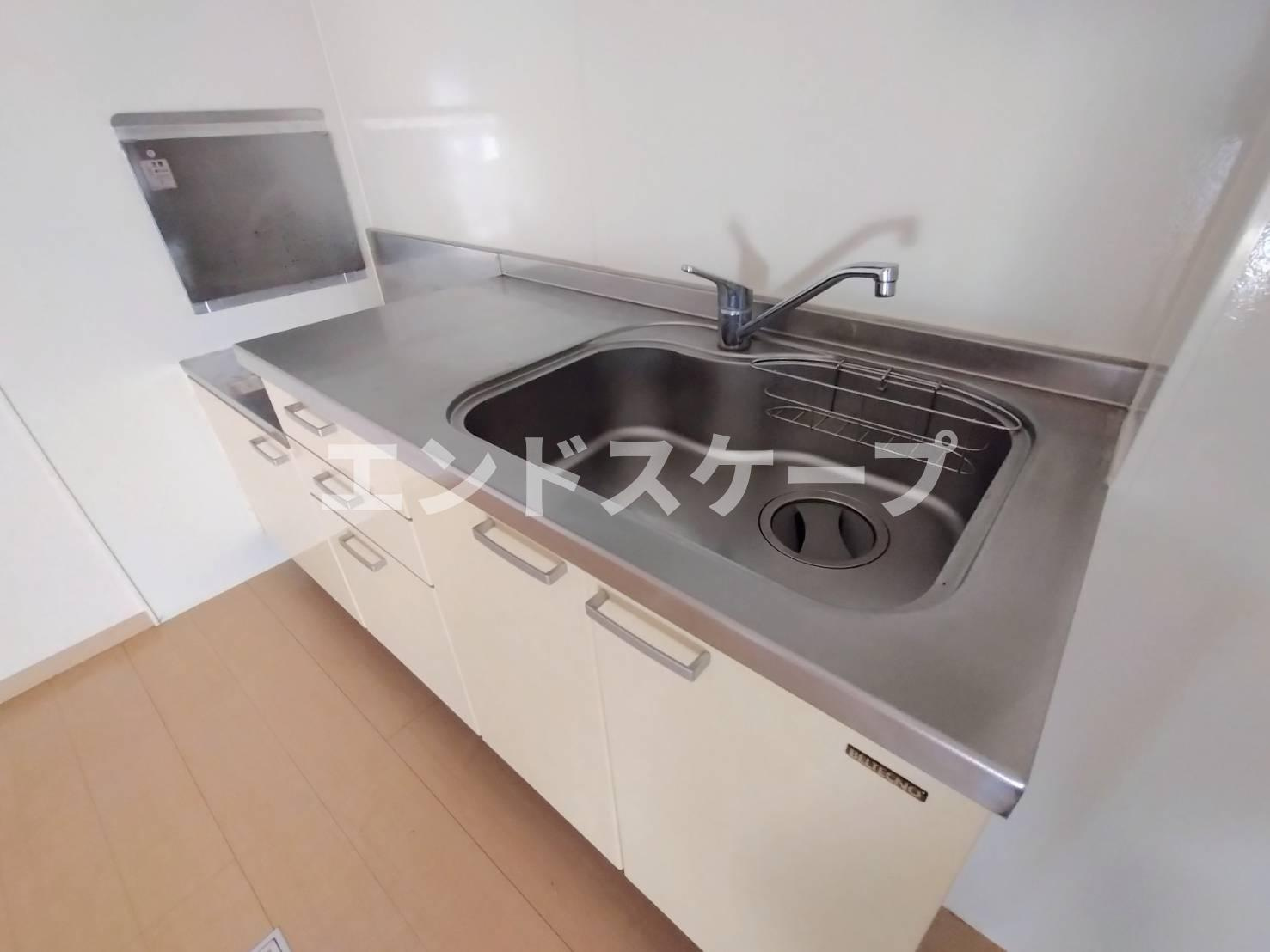 西中居ハイツ　Ｃのキッチン|高崎、前橋エリアのお部屋探しはエンドスケープまで！お客様の理想お聞かせ下さい♪