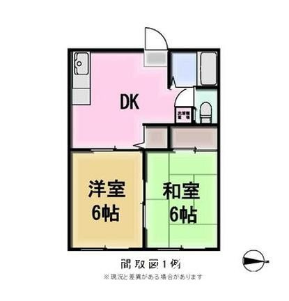 【間取り】 | 中古アパート　「八街」駅　徒歩１１分　13.71％
