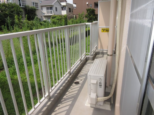 エクセルハイムのバルコニー