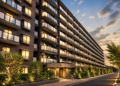 【外観】 | エステ・スクエア南林間 | マンションの外観は非常に重要なポイントです！外観の善し悪しは資産価値に大きな影響を与えます。外観のいいマンションを購入することで、高値で売却がしやすく、買い手が見つかりやすいというメリットがあります。