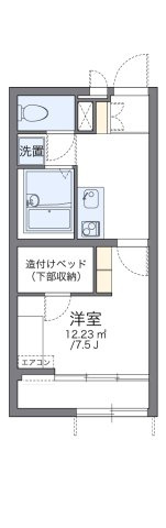 レオパレス柊の間取り