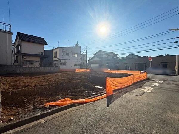 練馬区石神井台3丁目　家事楽スマート動線　角地含む全3棟の外観