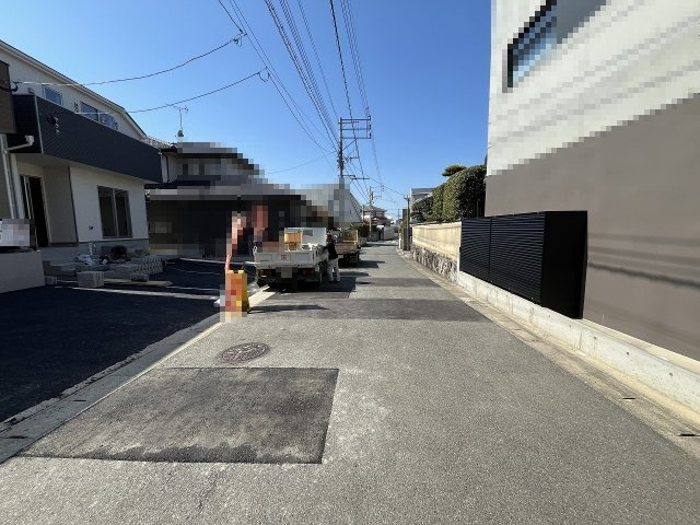 【その他】 | 福岡市南区長住7丁目第8　2号棟（全2棟）【仲介手数料無料・0円】 | 現地写真。前面道路です。
