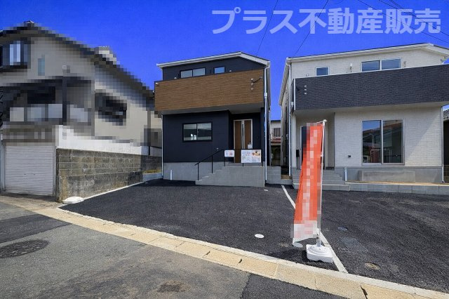 【外観】 | 福岡市南区長住7丁目第8　2号棟（全2棟）【仲介手数料無料・0円】 | 現地写真。プラス不動産販売なら、現場の全ての棟をまとめてご見学頂けます。