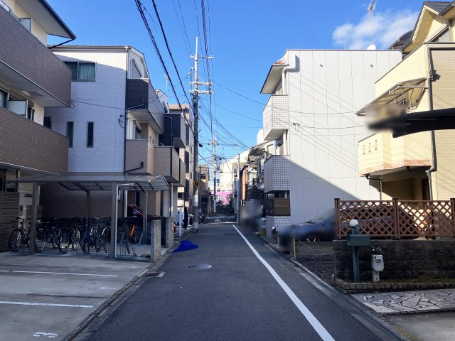 【前面道路含む現地写真】 | 壬生土居ノ内町 売土地 | 前道約4.1ｍ