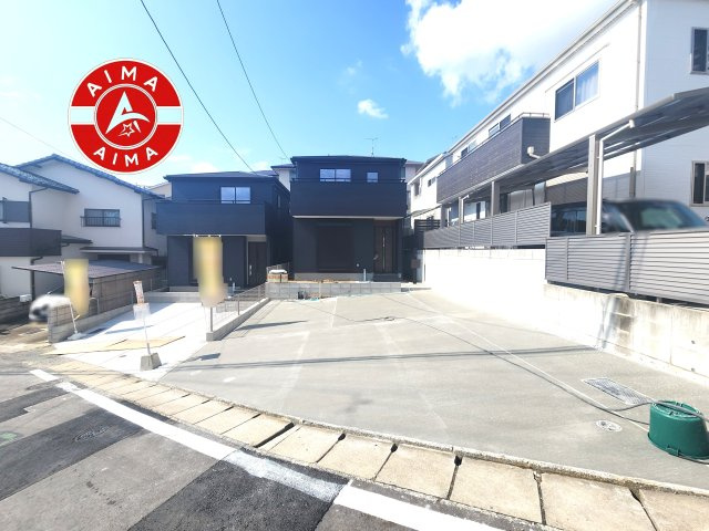 福岡市東区舞松原5丁目第1-2棟（2号棟）の外観|デザイン性のある外観です。