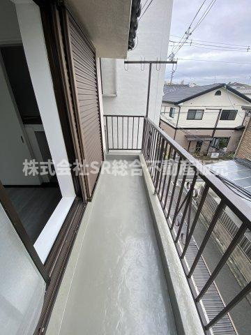 森河内西2丁目中古戸建のバルコニー|南向きで陽当たり良好です！