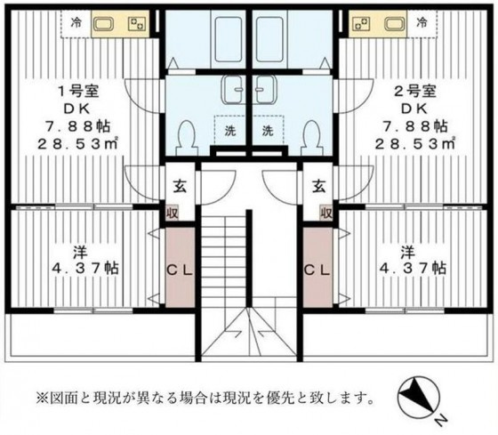 【間取り】 | 築浅アパート　京成松戸線「前原」駅　徒歩5分　5.69％